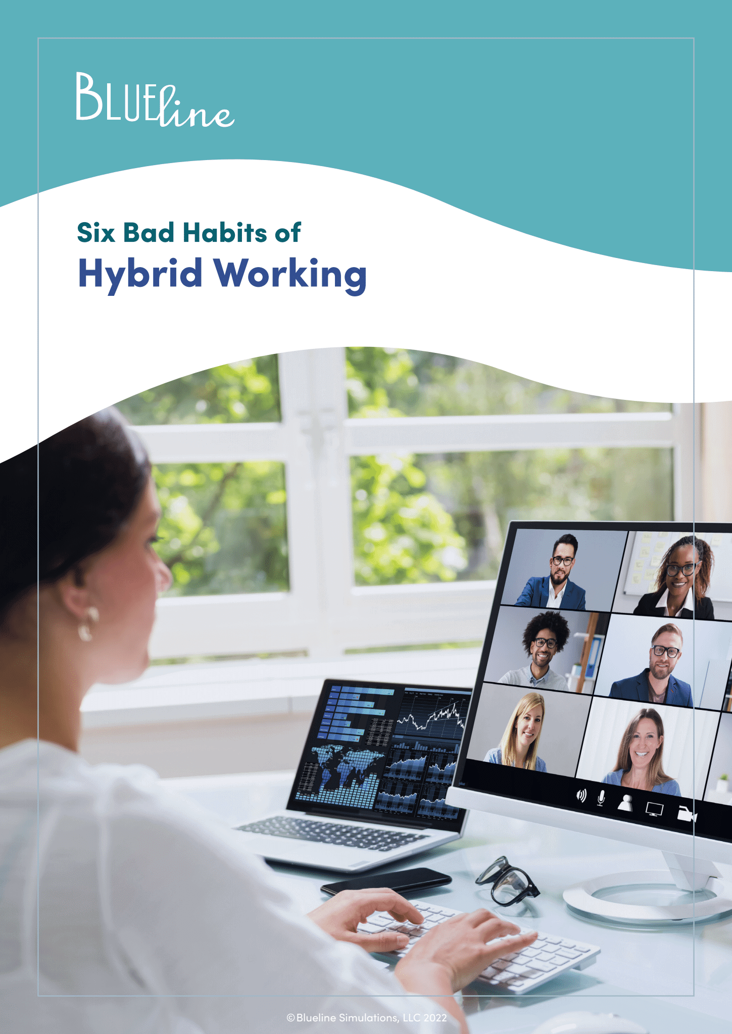 Six Bad Habits of Hybrid Working​ ebook cover image