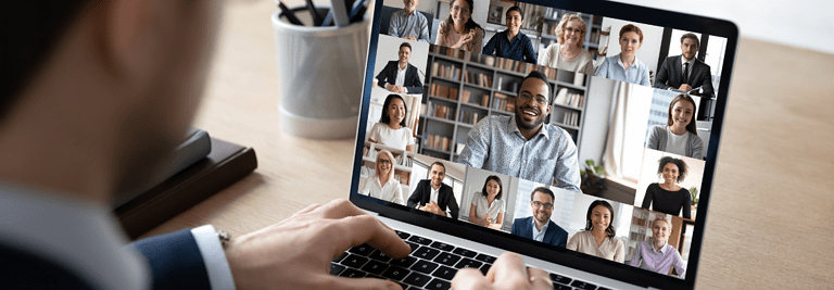 leadership trends for 2023, virtual business meeting
