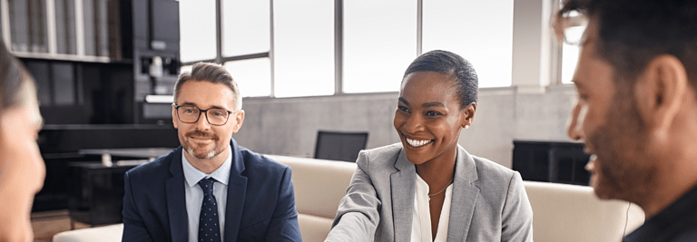 business team, partner with Blueline
