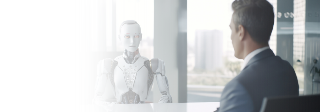 unscripted learning, human meeting with a robot